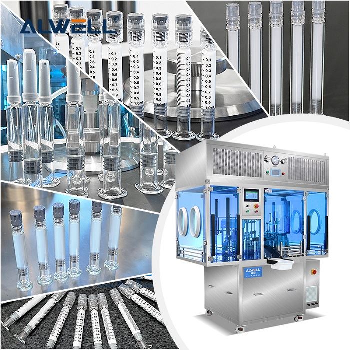 Plant Protein Cross-linked Product Filling Machine High Viscosity Fully Automatic Syringe Pre-filled Filling And Stoppering Machine